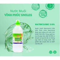 (Thùng 20 chai/500ml) Nước muối sinh lý Vĩnh Phúc 500ml