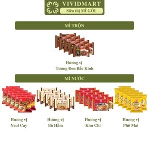 Thùng 20 gói mì bò hầm Ottogi 120g