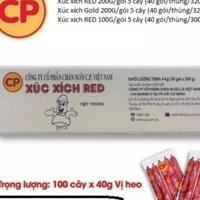 Thùng 20 Gói Xúc Xích Tiệt Trùng Red CP 200g [HSD:4Tháng]
