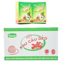 Thùng 20 hộp bột rau câu dẻo Hoàng Yến hộp 120g x 20 hộp (12 gói x 10g x 20 hộp) - rau câu dẻo, jelly, đông sương - Gia