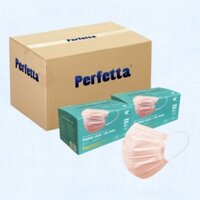 🪷🪷Thùng 20 hộp khẩu trang y tế 3 lớp PERFETTA Premium cao cấp hai thanh mũi miệng phủ Nano đồng (40 cái/hộp)