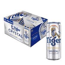 Bia Tiger Crystal thùng 24 lon x 330ml
