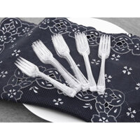 Thùng 2000 chiếc dĩa nhựa trong suốt dùng 1 lần ăn bánh kem, bánh bông lan trứng muối,...