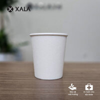 Thùng 2000 Cốc giấy Văn phòng 7oz - 210ml Ly giấy màu trắng uống nước dùng 1 lần