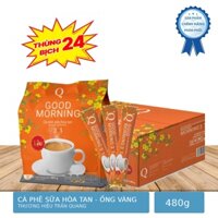 Thùng 21 Gói Cà Phê Sữa Hòa Tan 3 in 1 Q Express Good Morning 24x20g