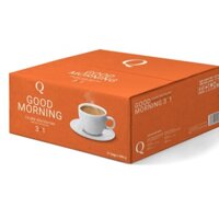 THÙNG 21 GÓI Cafe sữa hòa tan Good Morning 3in1 Trần Quang 480gr/bịch (24 gói/ bịch)