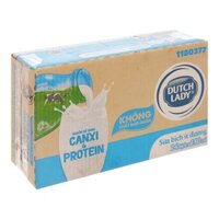 Thùng 24 bịch sữa nước Dutch Lady ít đường 180ml