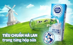 Thùng 24 bịch sữa tiệt trùng có đường Dutch Lady Cao khoẻ 180ml