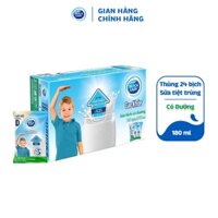 Thùng 24 bịch sữa Uống Dutch Lady Cô Gái Hà Lan Có Đường Cao Khỏe (24X180ml)