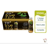THÙNG 24 CHAI 350ML TRÀ TH TRUE TEA TRÀ XANH VỊ CHANH/ Ô LONG TỰ NHIÊN (24 CHAI x 350ML).