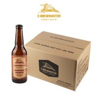 Thùng 24 Chai Bia Craft C-Brewmaster - Gừng (330ml/ chai)