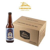 Thùng 24 Chai Bia Craft C-Brewmaster - Bạch Tuyết (330ml/ chai)