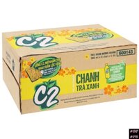 Thùng 24 chai C2 vị Chanh 🍋/Táo 🍎/Đào 🍑 360ml