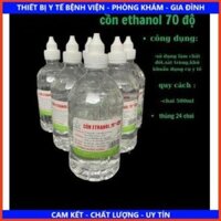 Thùng 24 chai Cồn Y Tế - Cồn 70 Độ 500 ml (Ethanol )Sát Khuẩn Rửa Tay, Chai 500 ml