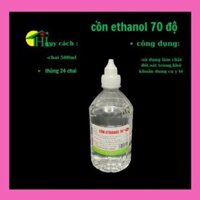 Thùng 24 Chai Cồn Y Tế - Cồn 70 Độ 500 ml Ethanol Sát Khuẩn Rửa Tay, Dùng Cho Máy Phun Khử Trùng Chai 500 ml