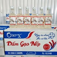 Thùng 24 Chai Dấm Gạo Nếp Sạch 500ml Chimax ST LInh ANH 2