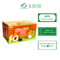 Thùng 24 Chai Hồng Trà Đào Thạch Dừa PHÚC LÂM FOODS Giải Khát Thanh Mát Giải Nhiệt