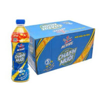 Thùng 24 chai Number One Active hương chanh muối 455ml