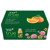 Thùng 24 chai nước cam tự nhiên TH True Juice 350ml-P.M MARKET