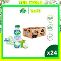 Thùng 24 Chai Nước Dừa Xim Có Thạch Chai 350ML-TUH