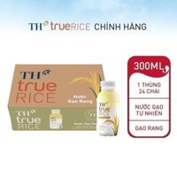 Thùng 24 chai nước gạo rang TH true RICE 300 ml (300 ml x 24)