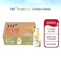 Thùng 24 chai nước gạo rang TH true RICE 300 ml