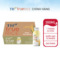 Thùng 24 chai nước gạo rang TH true RICE 300 ml 300 ml x 24