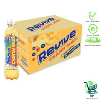 Thùng 24 Chai Nước Giải Khát Revive Chanh Muối (390ml/chai)