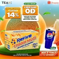 Thùng 24 Chai Nước Giải Khát Revive Chanh Muối (390ml/chai)