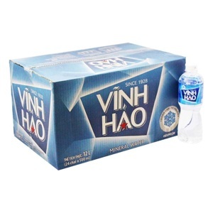 Thùng 24 chai nước khoáng Vĩnh Hảo 500ml