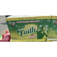 Thùng 24 Chai Nước Khoáng Chanh Muối Có Gas 355ml Faith