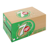 Thùng 24 chai nước ngọt 7 Up/ 7Up vị chanh 390ml