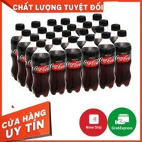 Thùng 24 chai nước ngọt có ga Coca Cola Zero 390ml - Không đường - Không calories - Zero Sugar - Coke Zero