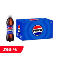Thùng 24 Chai Nước Ngọt Có Gaz Pepsi (390ml/chai)