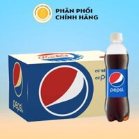 Thùng 24 Chai Nước Ngọt Giải Khát Pepsi Có Gas 390ml/Chai