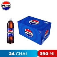 THÙNG 24 CHAI NƯỚC NGỌT PEPSI 390ML