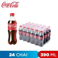 THÙNG 24 CHAI NƯỚC NGỌT VỊ NGUYÊN BẢN ORIGINAL TASTE COCA COLA 390ML