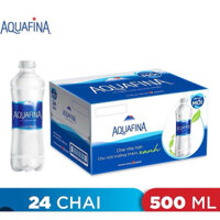 Thùng 24 Chai Nước Suối Aquafina 500ml