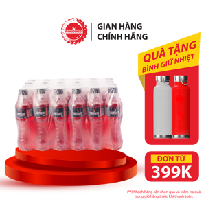 Thùng 24 chai nước tăng lực Samurai hương dâu 390ml