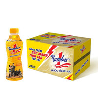 Thùng 24 chai nước tăng lực Number One (330ml/chai)