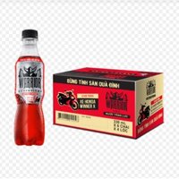 Thùng 24 Chai Nước Tăng Lực Warrior vị dâu phiên bản chương trình khuyến mãi 2021 (24 chai x330ml)
