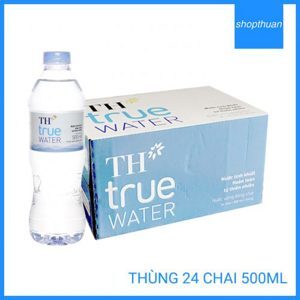 Thùng 24 chai nước tinh khiết TH True Water 500ml