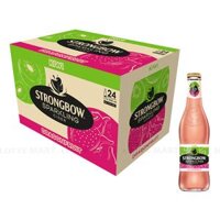 Thùng 24 Chai Nước Trái Cây Lên Men Strongbow Vị Kiwi Thanh Long 3.5% 330ml