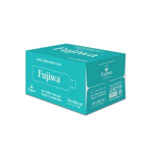 Thùng 24 chai nước uống i-on kiềm Fujiwa 450ml