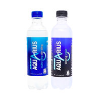 Thùng 24 chai nước uống thể thao vận động Aquarius/không calo Aquarius Zero chai 390ml
