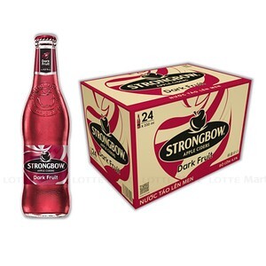 Thùng 24 chai Strongbow dâu đen 330ml