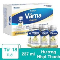 Thùng 24 chai sữa bột người lớn pha sẵn Nutifood Varna Complete hương nhạt thanh 237 ml