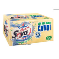 Thùng 24 chai Sữa đậu nành Number1 Soya Canxi 268ml