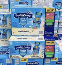 Thùng 24 chai sữa dinh dưỡng tăng cân tăng chiều cao Pediasure Grow&Gain của Mỹ