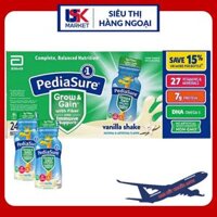 Thùng 24 chai Sữa Pediasure nước Vani DHA Fiber hộp 237ml Mỹ